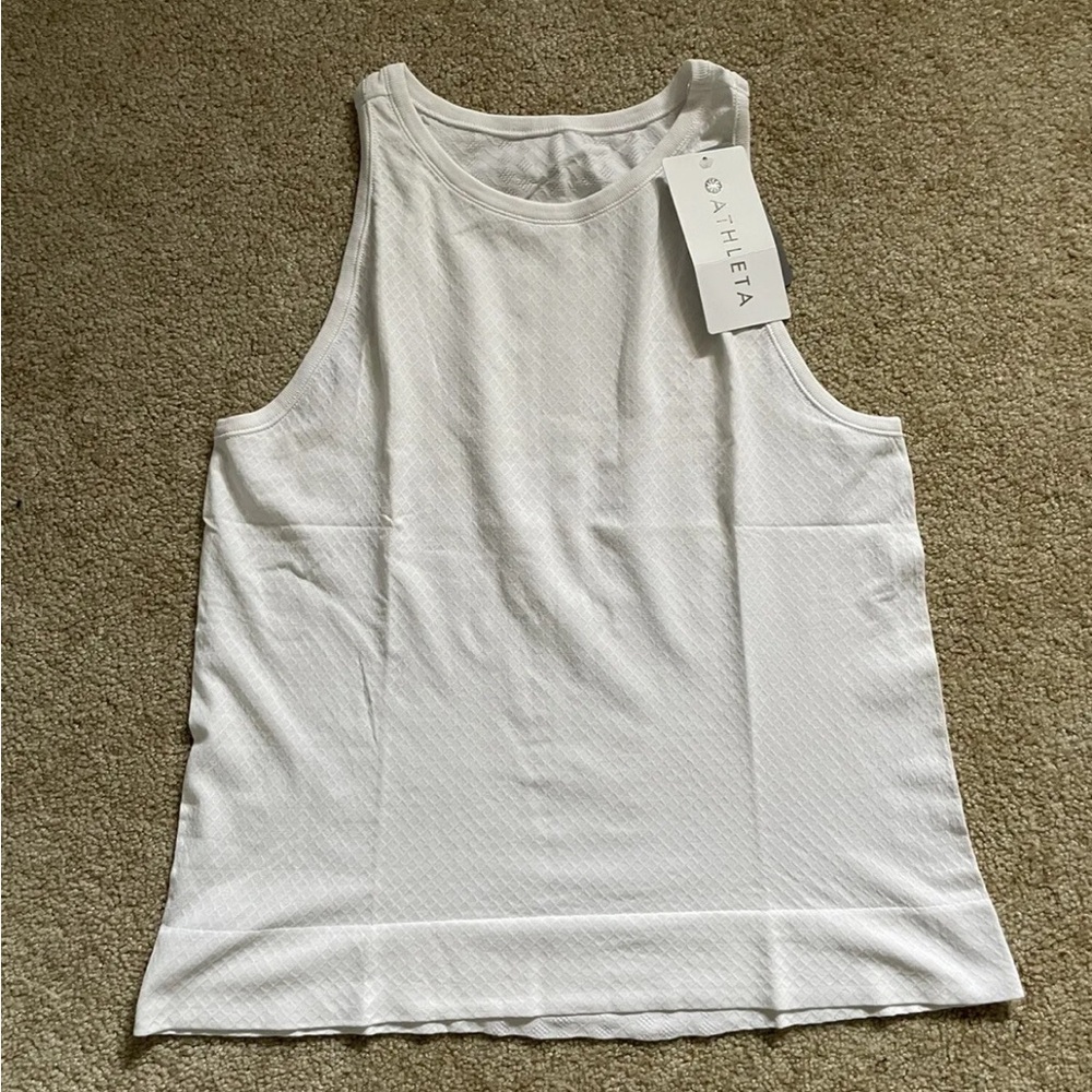 Athleta NWT white tank.